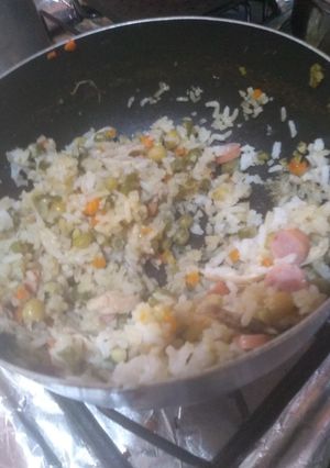 Una foto de Arroz con pollo