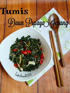 Foto resep Tumis Daun Pepaya Jepang