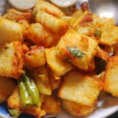 A picture of Bread Upma.
