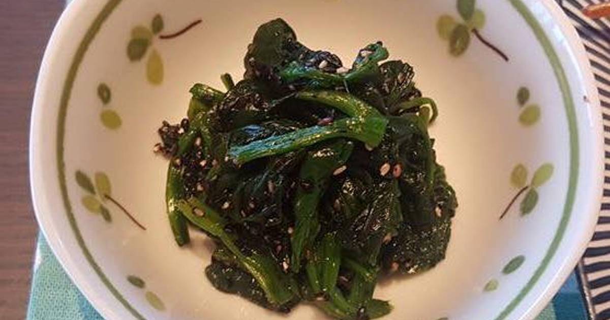 Simple spinach salad with Japanese twist Recipe by Studio AI Tokyo