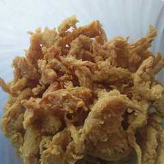 A picture of Jamur crispy, jamur kriwil tahan seharian.