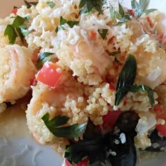 A picture of Warm Quinoa Salad.