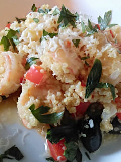 A picture of Warm Quinoa Salad.