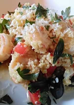 A picture of Warm Quinoa Salad.
