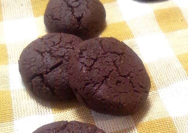My Sister's Favorite Cocoa Cookies with Vegetable Oil & Rice Flour
