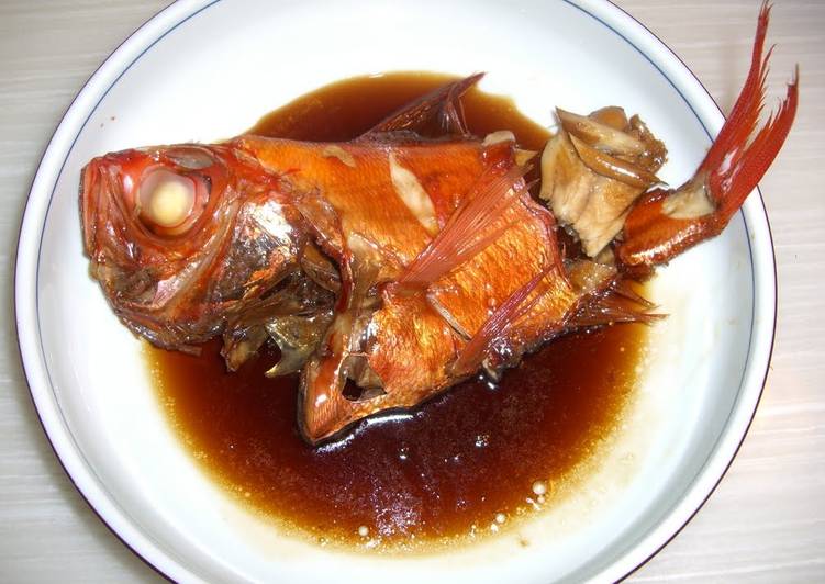 Preparing and Simmering Alfonsino Fish