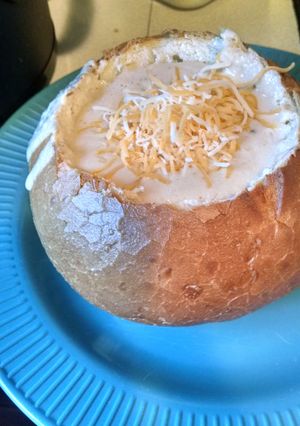 A picture of Crockpot White Chili.