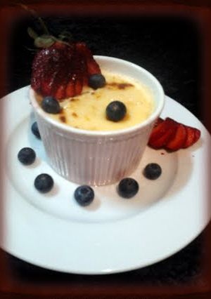 A picture of Amy's Creme Brulee.