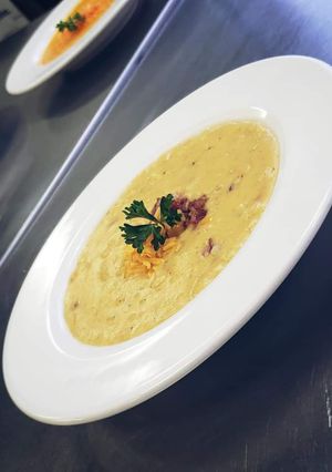 Una foto de Crema de papa