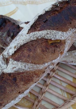 A picture of Mocha-Chocolate French Bread.