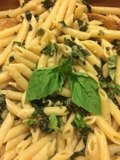 A picture of Lemon Basil & Garlic Pasta.