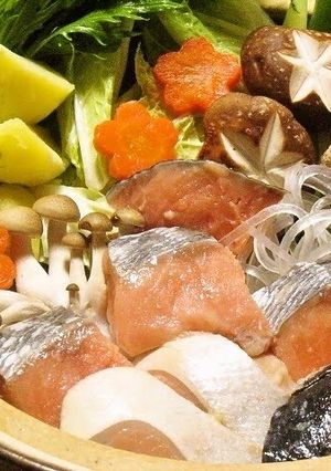A picture of Hokkaido Specialty: Salmon & Vegetable Hotpot.