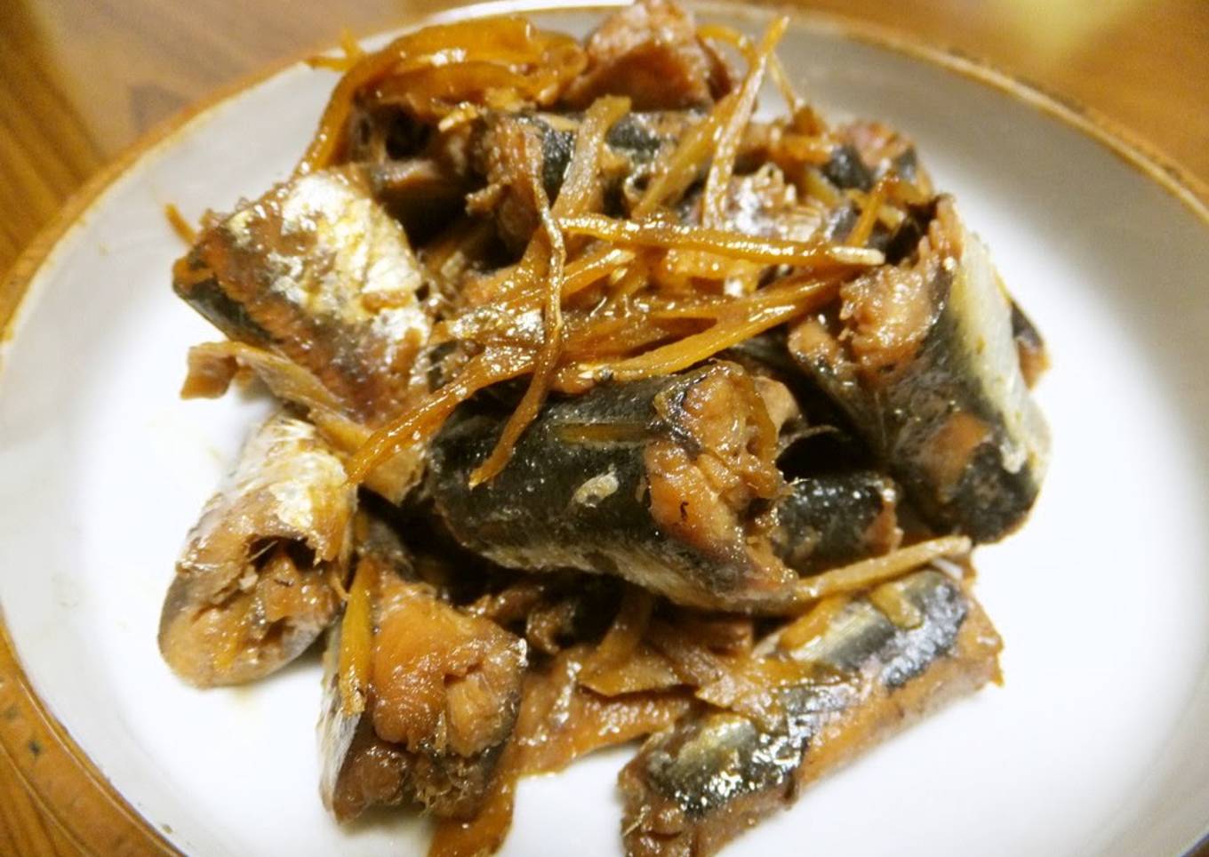 Simmered Sardines with Ginger