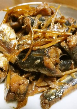 A picture of Simmered Sardines with Ginger.