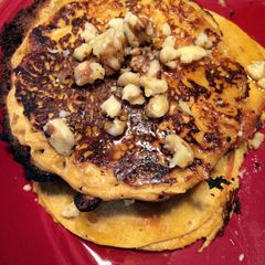 Sweet Potato & Coconut Pancakes A picture of Sweet Potato & Coconut Pancakes.