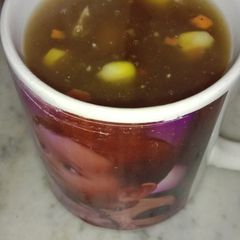 Hot and sour soup A picture of Hot and sour soup.