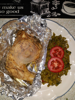 Una foto de Pollo a vapor