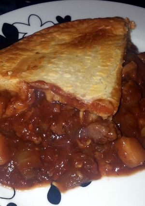A picture of Slow Cooker Beef Pie Filling.