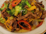 Tumis daging dan sayur