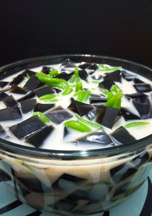 Foto resep Es cendol cincau fiber creme