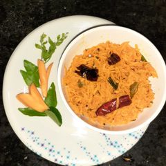 Carrot chutney A picture of Carrot chutney.