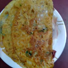 Rava Dosa A picture of Rava Dosa.
