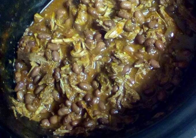 Crockpot pork shoulder chili