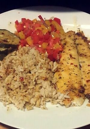 A picture of Baked Lemon Fish.