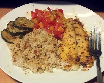 Easy Fast Cooking Baked Lemon Fish Delicious and Healthy