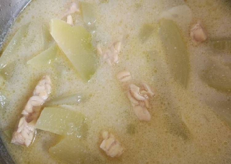 Proses Membuat Sayur labu tempe Anti Gagal