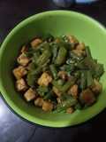 Tumis kacang panjang tempe