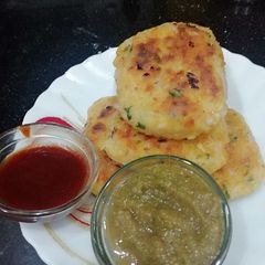 A picture of Poha Cutlets.