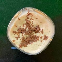 A picture of Dalgona coffee.