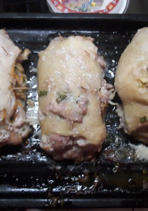 Una foto de Pata muslo deshuesada rellena