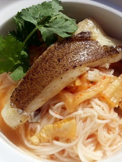 A picture of Noodle With Kimchi.