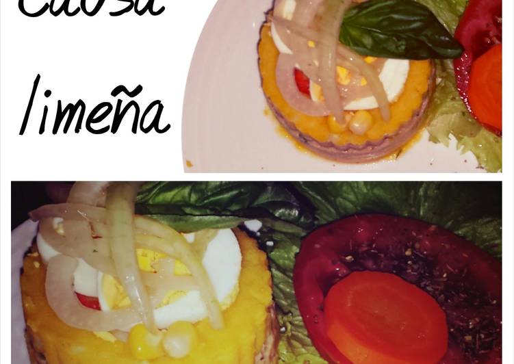 Recipe of Award-winning Causa Limeña (Peruvian dish)