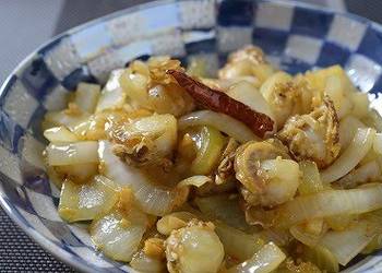 Easiest Way to Recipe Yummy Aglio e Olio Onions  Baby Scallops