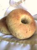 Tofu Okara Bagels Made with Tofu, Okara, and Flour