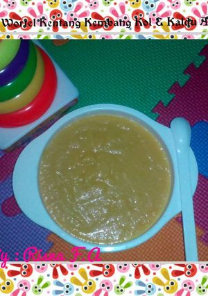Foto resep Pure Wortel Kentang Kembang kol & Kaldu ayam