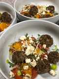 Mini Meatballs w/ Mandarin Orange Garlic Tomatoes