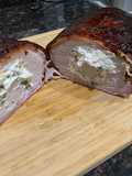 Jalapeño stuffed bacon wrapped pork tenderloin