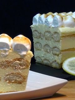 Una foto de Tiramisú de Limón, sin horno y muy fácil