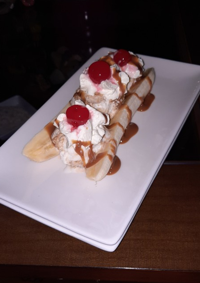 Una foto de Banana split