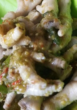 Foto resep Seblak ceker ijo