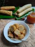 Mpek-mpek guling tanpa ikan