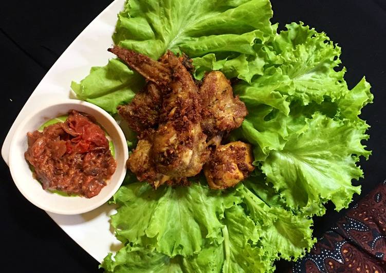 Resep !GURIH Ayam goreng ungkep bumbu kuning “21-9-20” resep masakan rumahan yummy app