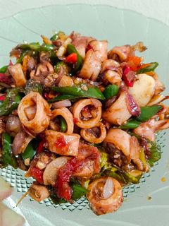 Foto resep Oseng oseng cumi asin cabe ijo