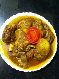 কষা মাংসের ঝোল (Kosha Mangsher jhol recipe in bengali) রেসিপির প্রধান ছবি
