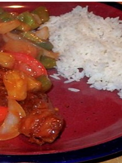 A picture of Sweet and Sour Pork.