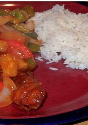 A picture of Sweet and Sour Pork.